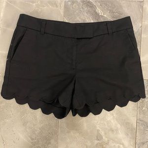 J Crew Black Lenin Shorts size 10